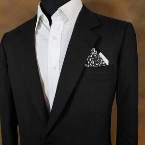 NEW - Contrasting Color 100% Cotton Pre-Folded Pocket Square Handkerchief Insert